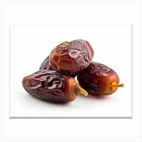 Dates On A White Background 6 Canvas Print