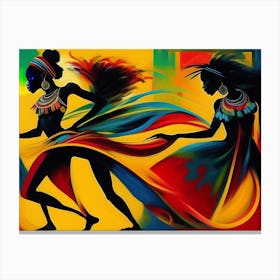African Dance Canvas Print