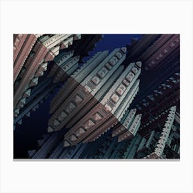 Fractals 3d Graphics Shapes Canvas Print