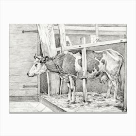 Standing Cow (1812), 1, Jean Bernard Canvas Print