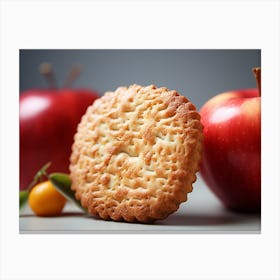 Apple Cookies And Oranges Canvas Print