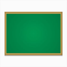 Realistic Chalkboard Canvas Print