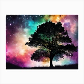 Tree In The Sky 10 Canvas Print