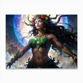 Goddess Of The Forest 1 Canvas Print