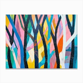 Trees In The Forest 1 Canvas Print