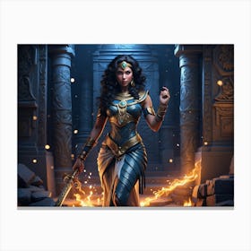 Egyptian Warrior Canvas Print