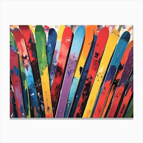 Ski Decor 4 Canvas Print