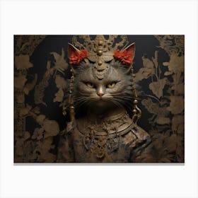 Chinese Cat Canvas Print