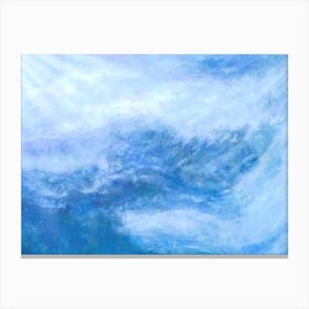 Storm Tossed Waves Canvas Print