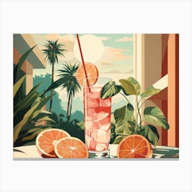 Summer Refreshment Canvas Print