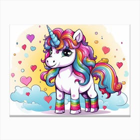 Unicorn Canvas Print