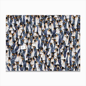 Singing Penguin Canvas Print