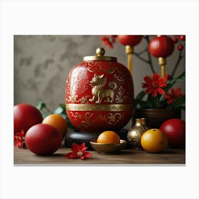 Chinese New Year 3 Canvas Print