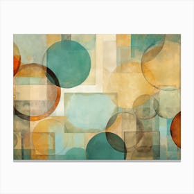 Abstract Circles 7 Canvas Print