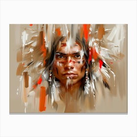 Native American Woman Canvas Print