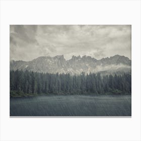 Rain In The Dolomites Canvas Print