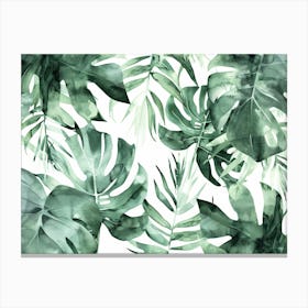 Tropical Leaves 140 Canvas Print