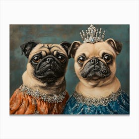 Regal Pug 7 Canvas Print