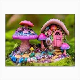 Fairy House 6 Canvas Print