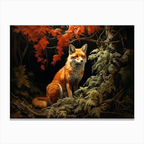 Red Fox 4 Canvas Print