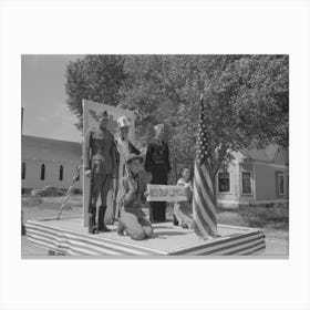 Float In The Fourth Of July Parade, Vale, Oregon By Russell Lee Canvas Print