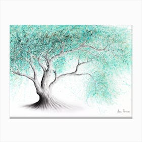 Mint Dream Tree Canvas Print