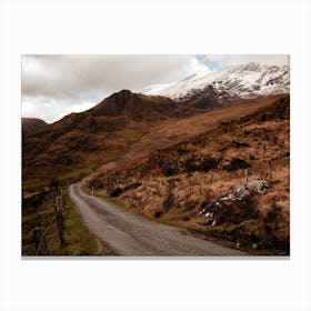 Mountain Road, Ireland Canvas Print