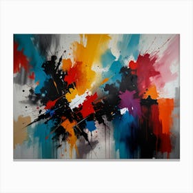 Abstract Painting Canvas Print