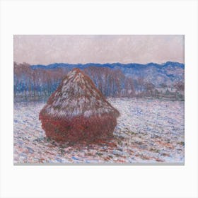 Haystacks (1890–1891), Claude Monet Canvas Print