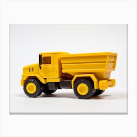 Toy Car Yellow Dump Truck Canvas Print