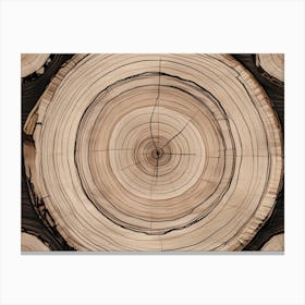 Tree Rings Canvas Print