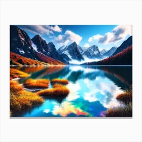 Mountain Lake 39 Canvas Print
