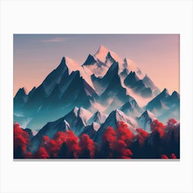 Mountain Landscape 35 Canvas Print