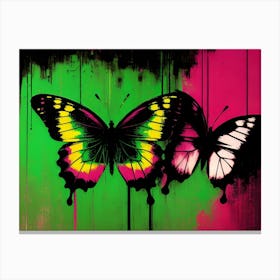 Two Butterflies 3 Canvas Print