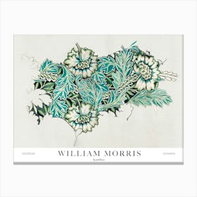 William Morris Prints Anemone Original Landscapes Landscape Botanical Vintage Canvas Print