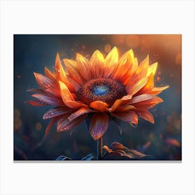 Sunflower Flower Canvas Print