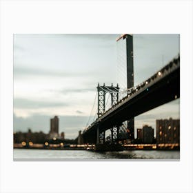 Bridge to New York Canvas Print