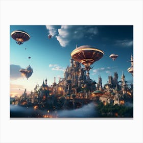 Fantasy City Canvas Print