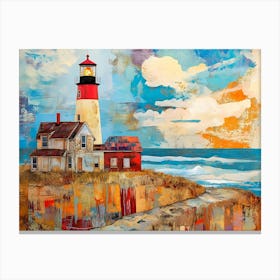 Contemporary Lighthouse 6 Canvas Print