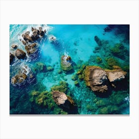 Aerial View Of The Sea 1 Canvas Print