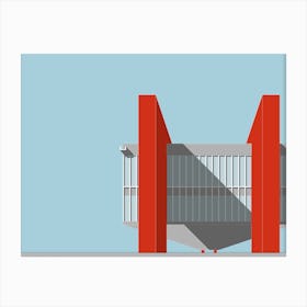 Sao Paulo Museum, Brazil, Colour Canvas Print