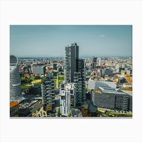 Milan Italy Art Poster. Canvas Print