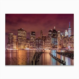 New York City Nightly Impressions Canvas Print