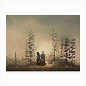 Lovers 1 Canvas Print