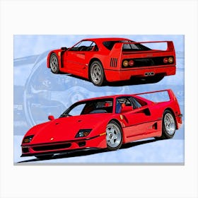 Ferrari F 40 Canvas Print