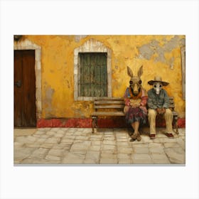 Mexico Bench 1 Fy H Canvas Print