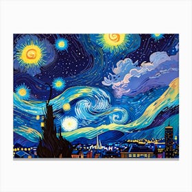 Starry Night 107 Canvas Print