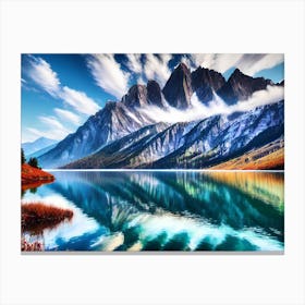 Mountain Lake 46 Canvas Print