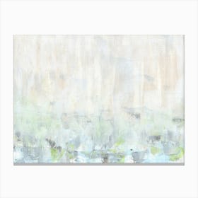 Soiree - Abstract Art Painting, Neutral Modern Art Print Best Seller, White Beige Gray Blue Green Canvas Print