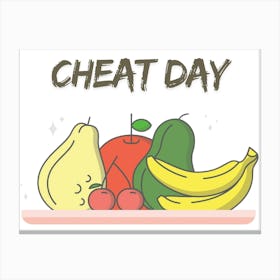 Cheat Day Canvas Print